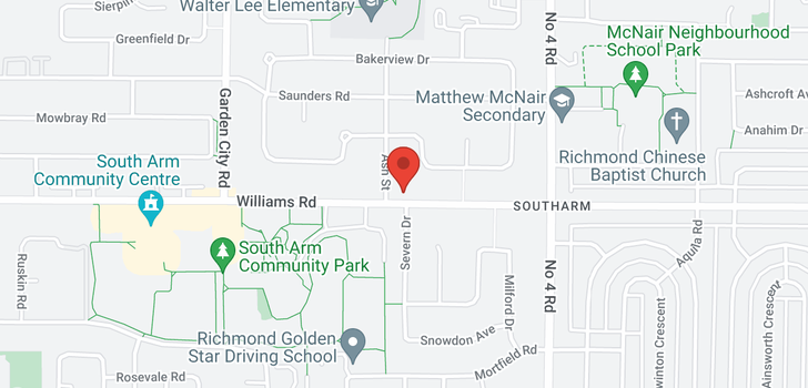 map of 9611 WILLIAMS ROAD